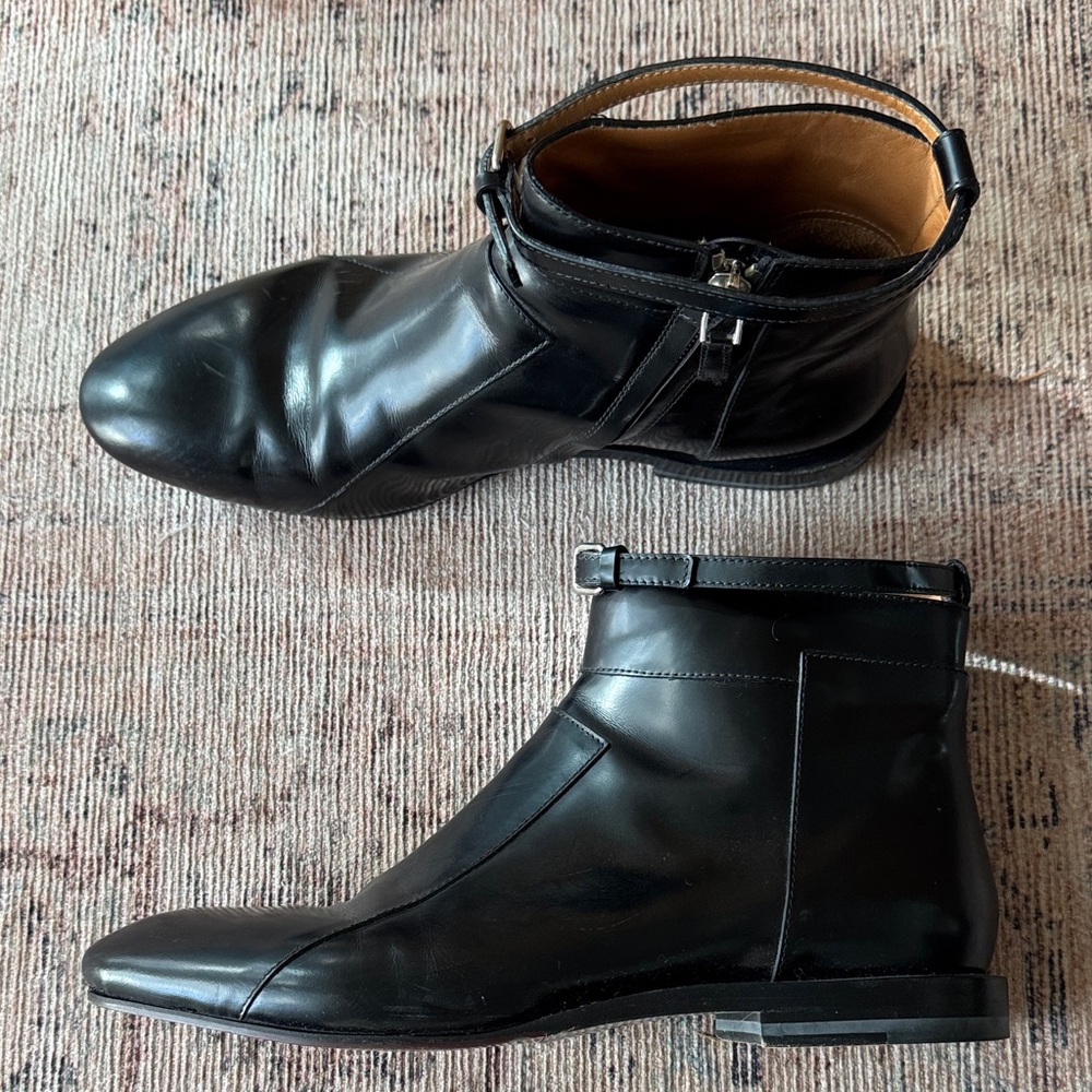 Jill Sander Leather Ankle Boots